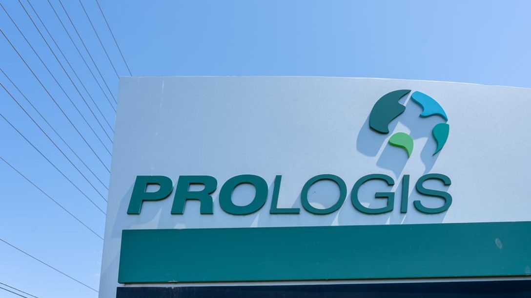 Exterior of a Prologis warehouse and logistics building